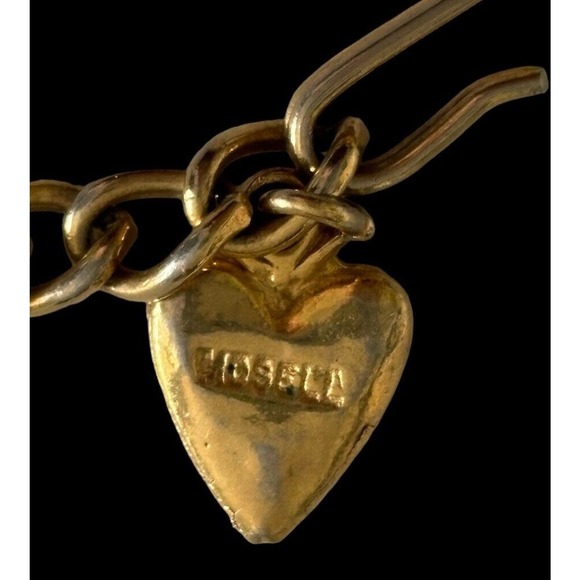 Frederick Mosell SIgned Retro Goldtone Runway Collar Necklace - Picture 8 of 10